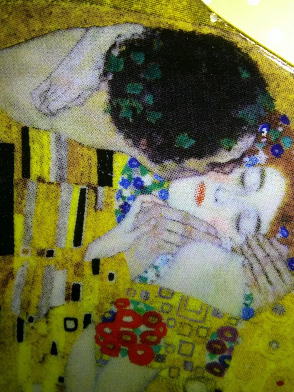 Gustav Klimt Painting The Kiss Tea Bag Holder from Belvedere Museum New in Box